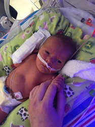 Andrew Cameron in the NICU